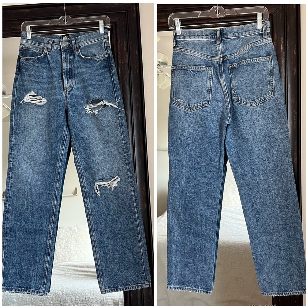 Urban Outfitters BDG Relaxed Straight Distressed Jeans